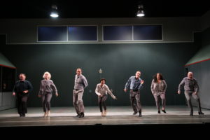 The cast of SCENES FROM COURT LIFE, OR THE WHIPPING BOY AND HIS PRINCE by Sarah Ruhl, directed by Mark Wing-Davey. Photo by Carol Rosegg, 2016.